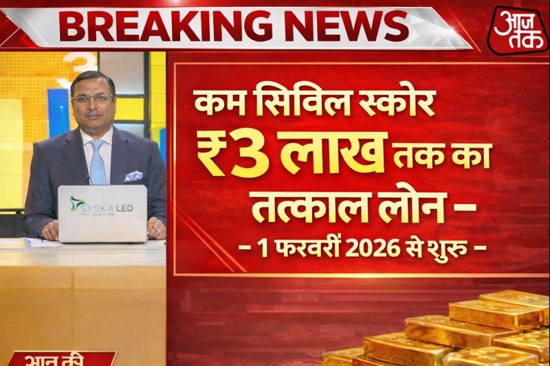 कम सिबिल स्कोर वालों के लिए खुशखबरी: घर बैठे ₹3 लाख का इंस्टेंट लोन अप्रूवल