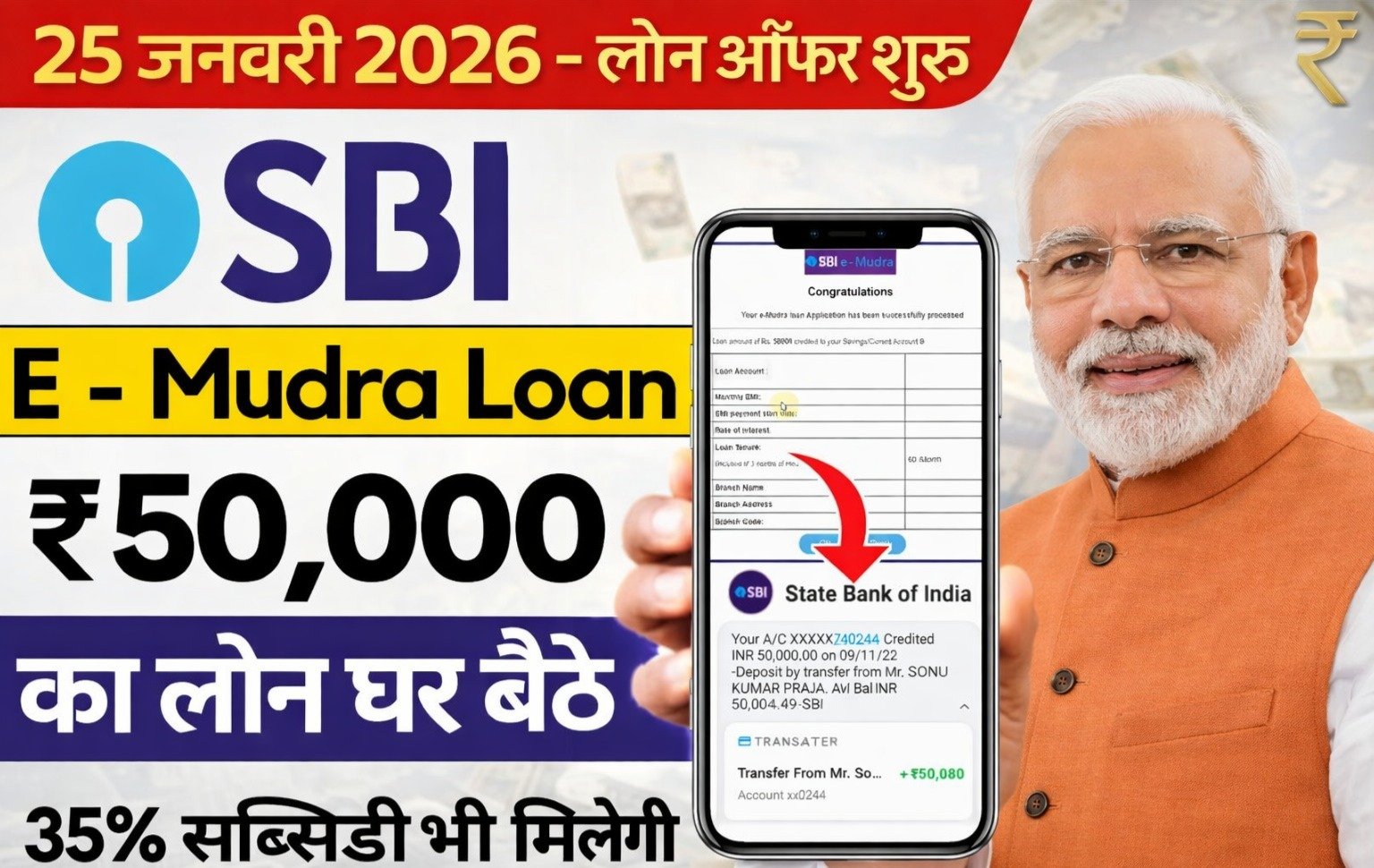 आधार कार्ड लोन 50 000 sbi