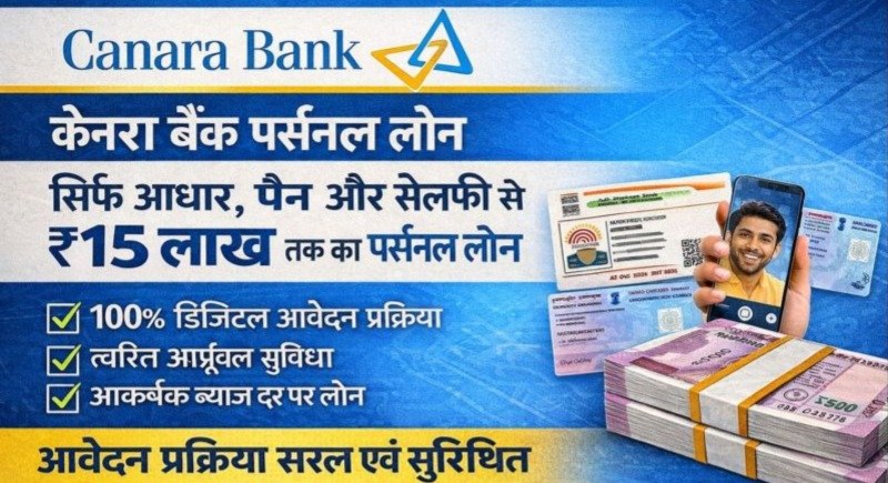 केनरा बैंक पर्सनल लोन