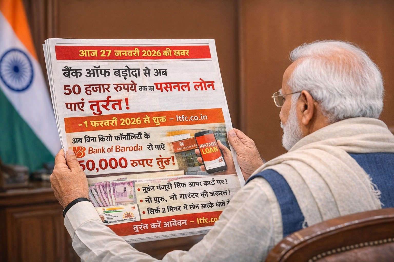 बैंक ऑफ बड़ौदा से अब ₹50,000 तक का पर्सनल लोन पाएं तुरंत