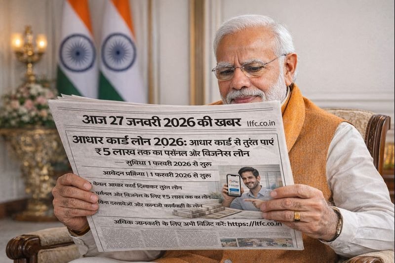 आधार कार्ड लोन 2026: आधार कार्ड से तुरंत पाएं ₹5 लाख तक का पर्सनल और बिजनेस लोन