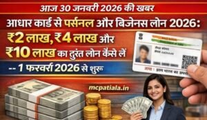 आधार कार्ड से पर्सनल और बिजनेस लोन 2026