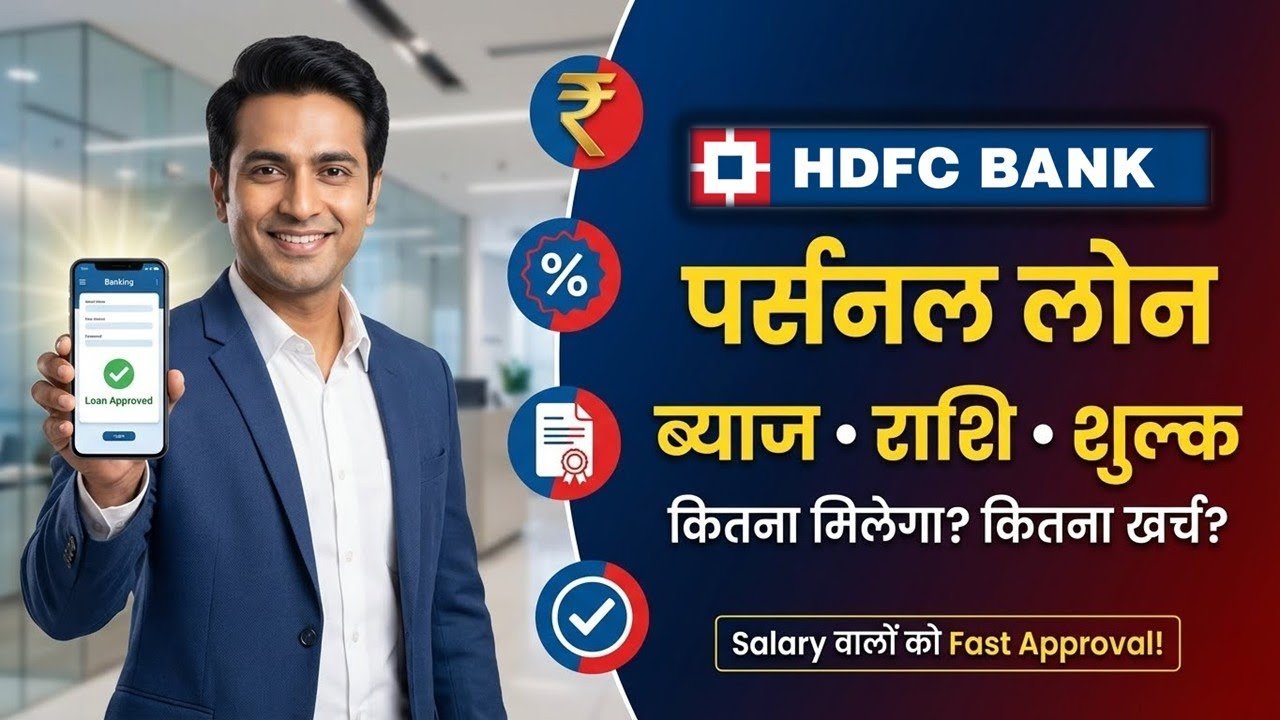 HDFC Bank Personal Loan 2026: ₹4 लाख तक का तुरंत लोन, घर बैठे मिनटों में मिलेगी अप्रूवल – जानें पूरी ऑनलाइन प्रक्रिया
